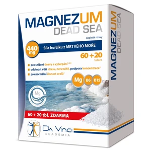 DA VINCI ACADEMIA Magnezum Dead Sea hořčík 80 tablet