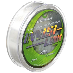 Gardner fluorocarbonový vlasec invisi link čirá 25 m-průměr 0,40 mm / nosnost 20 lb