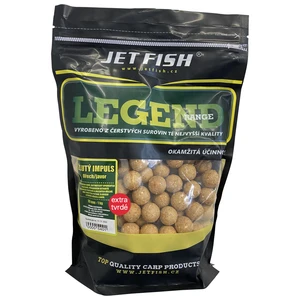 Jet fish extra tvrdé boilie legend range žlutý impuls ořech javor 250 g - 30 mm