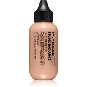 MAC Cosmetics Studio Radiance Face and Body Radiant Sheer Foundation ľahký make-up na tvár a telo odtieň W2 50 ml