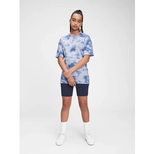 GAP Dětské tričko teen tie-dye tunic t-shirt