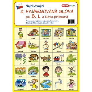 Najdi dvojici - ČJ-2. Vyjmenovaná slova po B, L