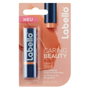 Labello Caring Beauty tónovací balzam na pery odtieň Nude 5,5 ml