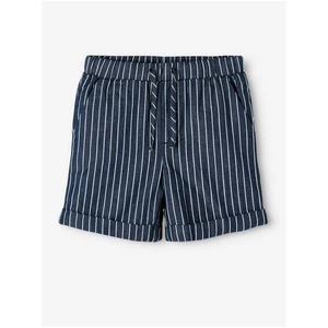 Dark Blue Boys Striped Shorts name it Ryan - Boys