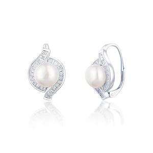 JwL Luxury Pearls Krásné stříbrné náušnice s pravými perlami JL0718