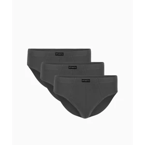 3-PACK Briefs for men ATLANTIC graphite