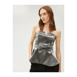 Koton Rachel Araz X - Strapless Bow Detailed Blouse