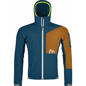 Ortovox Berrino Hooded Jacket M Petrol Blue M Jachetă