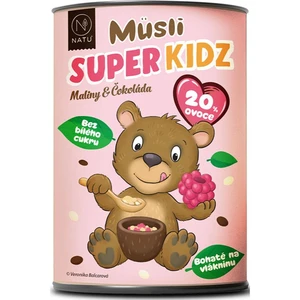 NATU Super Kidz Müsli Maliny a čokoláda 300 g