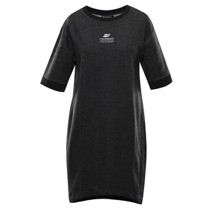 Women's cotton dress ALPINE PRO LIAWA black