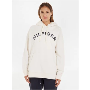 Cream Women's Sweatshirt Tommy Hilfiger - Women