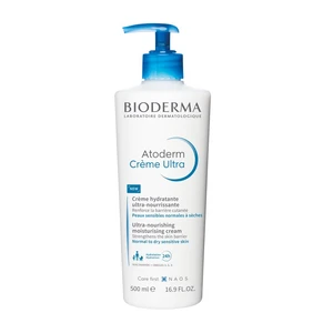 Bioderma Atoderm Cream vyživující tělový krém pro normální až suchou citlivou pokožku bez parfemace Bottle with Pump 500 ml