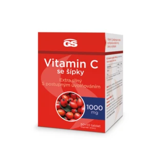 GS Vitamin C 1000 se šípky, 50+10 tablet