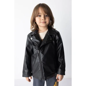 DEFACTO Baby Boy Faux Leather Coat