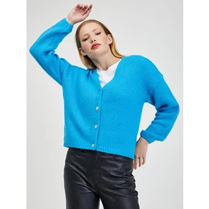 Orsay Blue Ladies Cardigan - Ladies