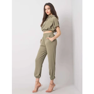 Khaki set from Janis RUE PARIS