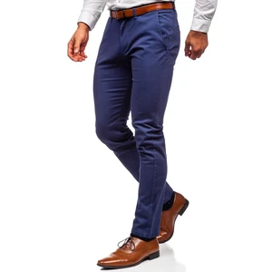 Pantaloni chinos albastru bărbati Bolf 1143