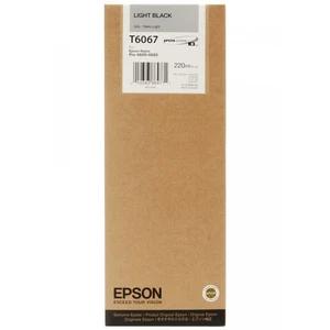 Epson T606700 světle černá (light black) originální cartridge