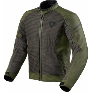 Rev'it! Jacket Torque 2 H2O Black/Dark Green 2XL Kurtka tekstylna