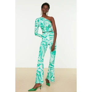 Trendyol Green Flare Trousers