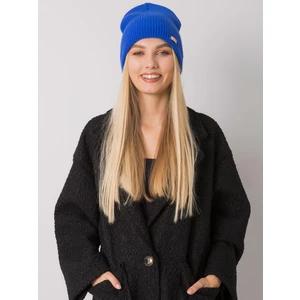 RUE PARIS Dark blue knitted hat