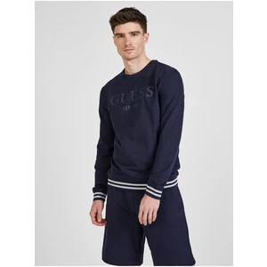 Dark Blue Men's Sweatshirt Guess - Men's