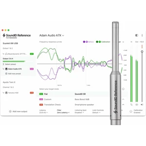 Sonarworks SoundID Reference for Speakers & Headphones with Measurement Microphone Mérési mikrofon