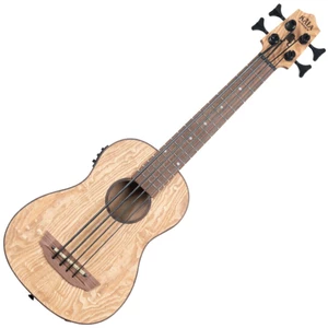 Kala U-Bass Burled Tamo Ash Ukelele bajo Natural