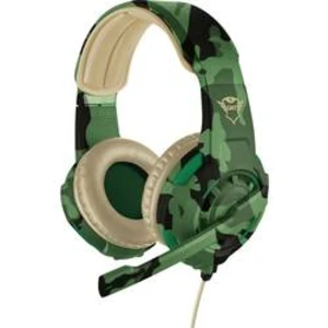 TRUST GXT 310C Radius herní sluchátka jungle camo