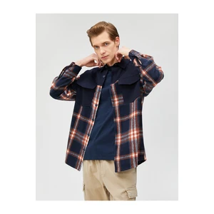 Koton Shirt - Dark blue - Regular fit