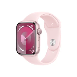 Apple Watch S9/45mm/Pink/Sport Band/Light Pink/-S/M