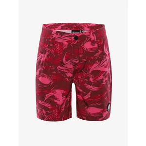 Kids quick-drying shorts ALPINE PRO LOMBO neon knockout pink