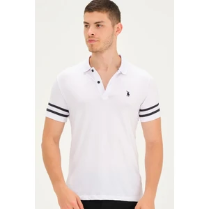 T8585 DEWBERRY MENS T-SHIRT-LIGHT WHITE