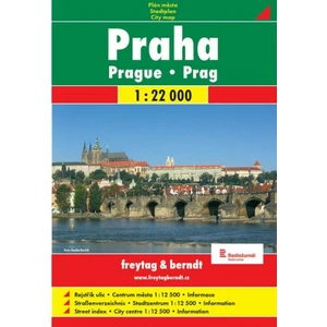 Praha atlas 1:22 000 (brožura A6)