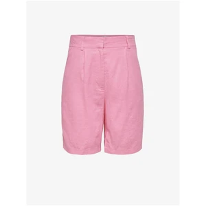 Pink Flax Shorts ONLY Caro - Women