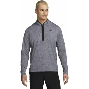 Nike Dri-Fit Victory Heather Mens Half-Zip Top Obsidian/Pure/Black/Black L