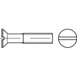 Zápustný šroub TOOLCRAFT TO-6867528, N/A, M5, 20 mm, mosaz, 200 ks