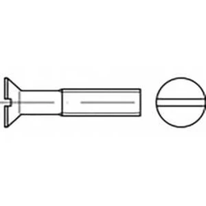 Zápustný šroub TOOLCRAFT TO-6867528, N/A, M5, 20 mm, mosaz, 200 ks