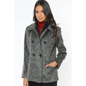 Z6180 DEWBERRY LADIES COAT-BLACK