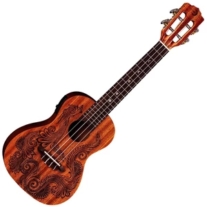 Luna Henna Dragon Koncertní ukulele Mahogany