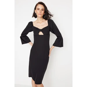 Trendyol Limited Edition Black Cut Out Detailed Dress