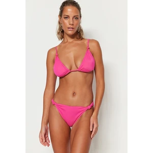 Trendyol Pink Knotted Bikini Bottoms with Regular Leg