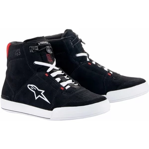 Alpinestars Chrome Shoes Black/White/Bright Red 42 Bottes de moto