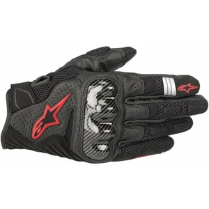 Alpinestars SMX-1 Air V2 Gloves Black/Red Fluorescent XL Guantes de moto