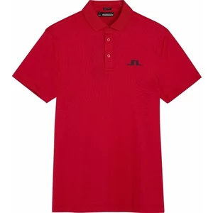 J.Lindeberg Bridge Regular Fit Golf Polo Shirt Barbados Cherry L