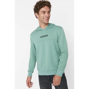 Trendyol Sweatshirt - Green - Regular fit