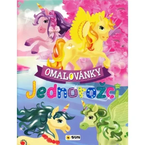 Omalovánky - Jednorožci - velká kniha