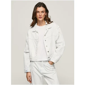 White Denim Jacket Pepe Jeans - Ladies