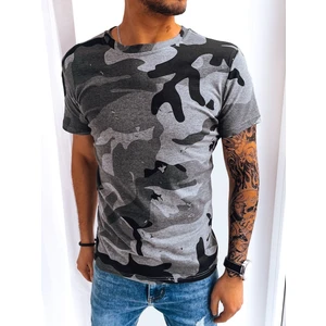 Men's dark grey camo T-shirt Dstreet