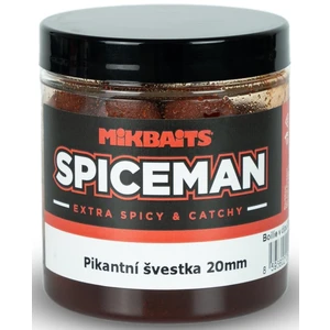 Mikbaits boilie v dipu spiceman pikantní švestka 250 ml - 20 mm